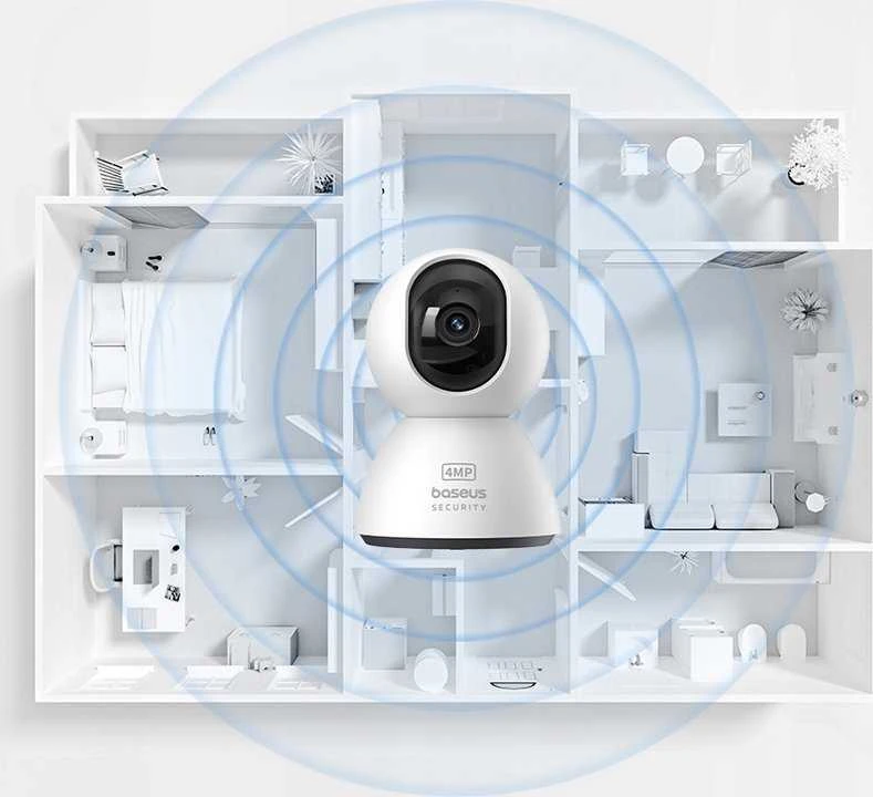 Baseus P1 3K vidaus kamera (balta)
