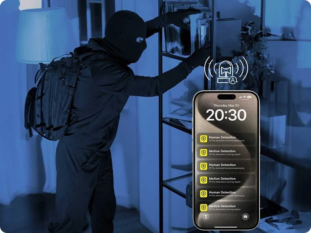 Baseus P1 Pro 3K vidaus kamera (balta)