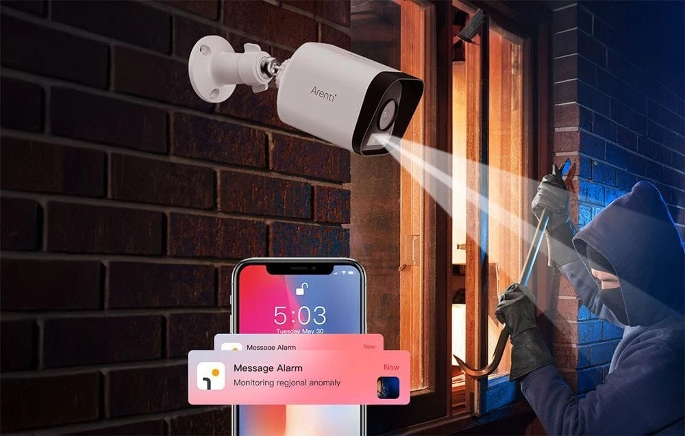 Arenti O3 WiFi 4MP 2.5K lauko kamera