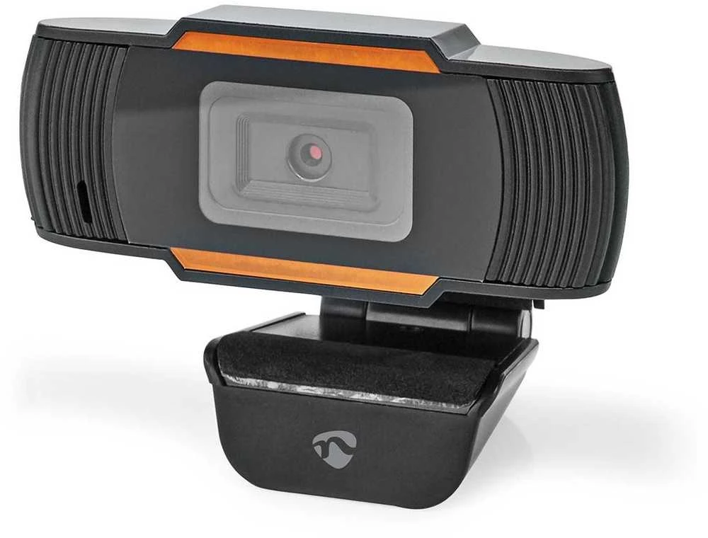 Internetinė kamera Nedis WCAM100BK Full HD 30 fps USB 2.0 Juodas