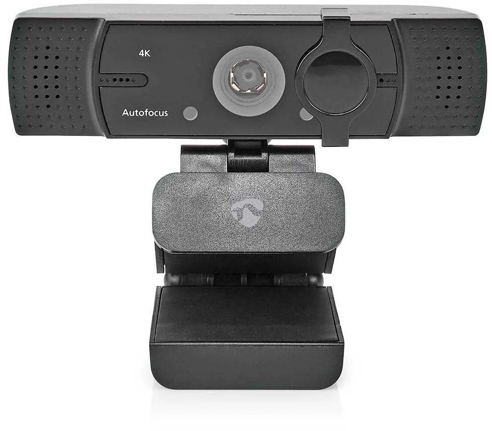 Internetinė kamera Nedis WCAM120BK 4K 30fps / Full HD 60fps Juodas