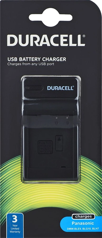 Duracell įkroviklis su USB laidu, skirtas DR9971/DMW-BLG10