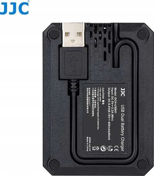 Įkroviklis - JJC Olympus DCH BLH1 Dual USB įkroviklis fotoaparatų baterijoms