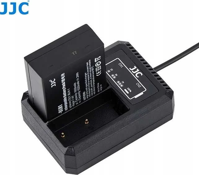 Įkroviklis - JJC Olympus DCH BLH1 Dual USB įkroviklis fotoaparatų baterijoms