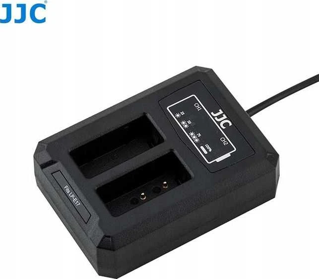 JJC Dviejų kanalų dvigubas USB įkroviklis, skirtas „Canon LP-e17“