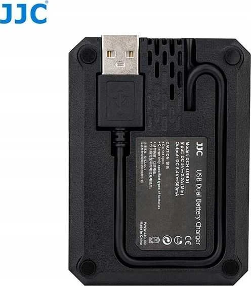 JJC Dviejų kanalų dvigubas USB įkroviklis, skirtas „Canon LP-e17“