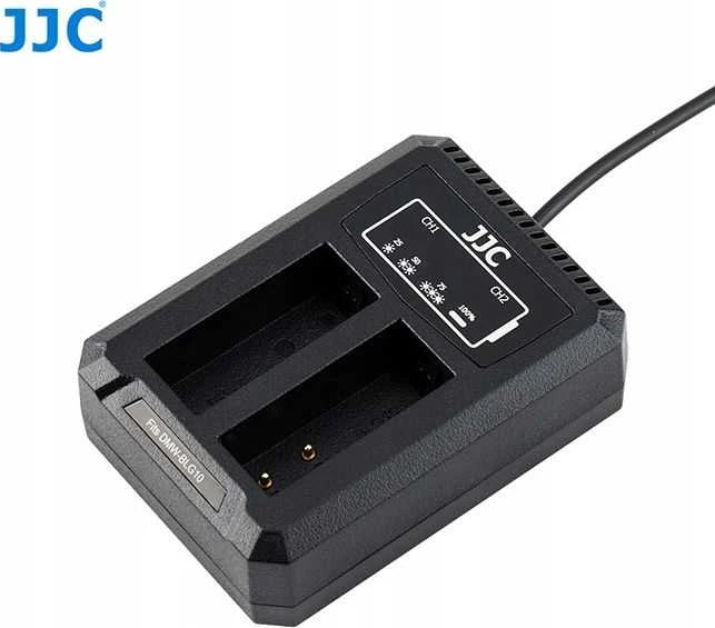 Kameros įkroviklis JJC dvigubas USB įkroviklis skirtas Panasonic Dmw-blg10 / Dmw-ble9 / Leica Bp-dc15