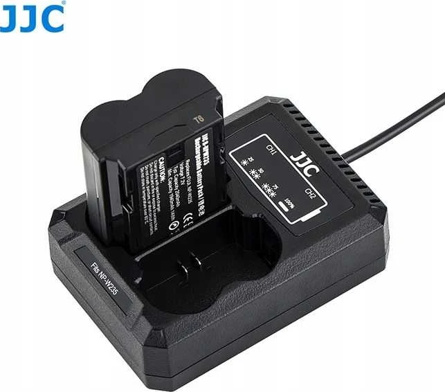 Kameros įkroviklis JJC dvigubas USB įkroviklis skirtas Fujifilm Fuji Np-w235 Npw235