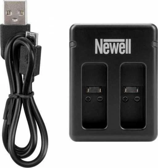 Dviejų kanalų įkroviklis Newell SDC-USB skirtas AABAT-001 baterijoms