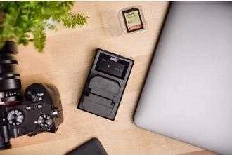 Newell fotoaparato įkroviklis Newell FDL-USB-C dviejų kanalų įkroviklis EN-EL15 akumuliatoriams