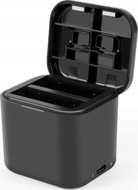 Kameros įkroviklis Puluz USB įkroviklis 2x įkraunamam akumuliatoriui, skirtas Insta360 Insta 360 Ace Pro / Ace / Pu968b