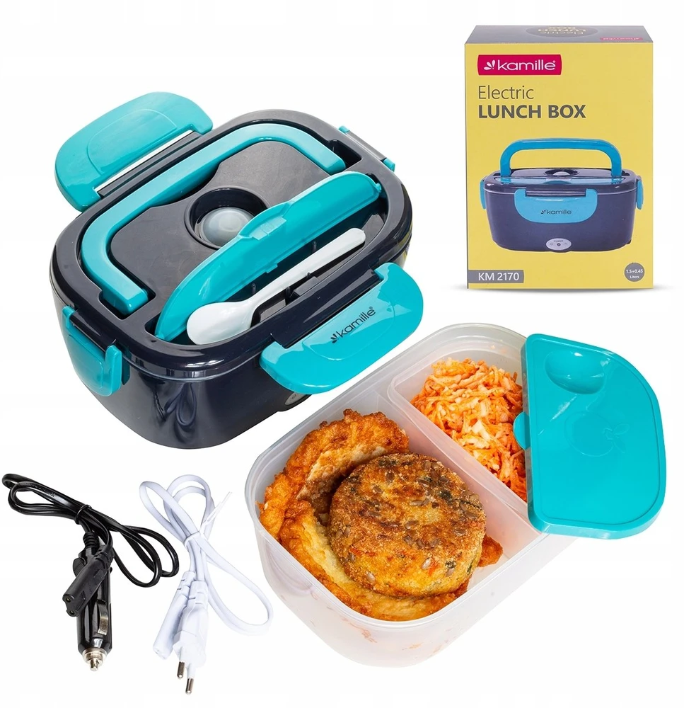 Elektrinis automobilinis termosas "Lunch Box" 1500 ml, 2170, KAMILLE