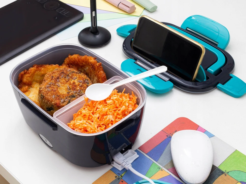 Elektrinis automobilinis termosas "Lunch Box" 1500 ml, 2170, KAMILLE