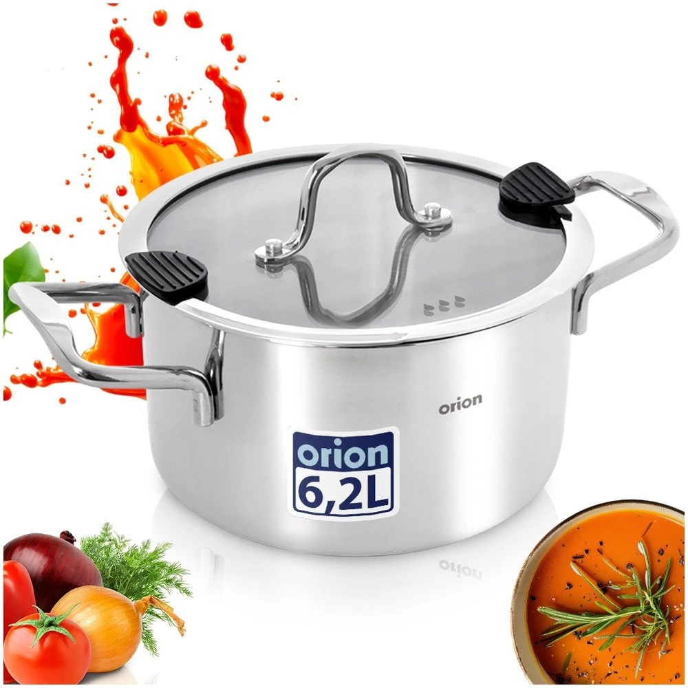 Kamille Orion Universalus puodas VENICE su dangčiu 24 cm, 6,2 l