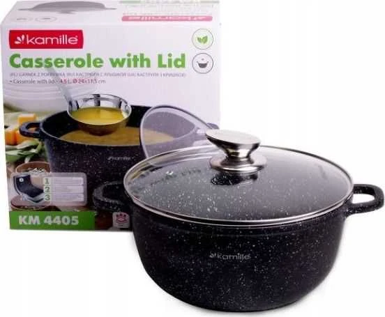 Puodas 2.3 L su marmuro danga KAMILLE 4404