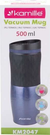 TERMOSAS PUODELIS 0.5L KAMILLE KM-2047