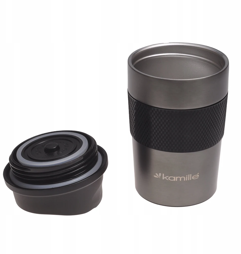 Termosinis puodelis 360 ml (tamsiai pilkas), 2150, KAMILLE