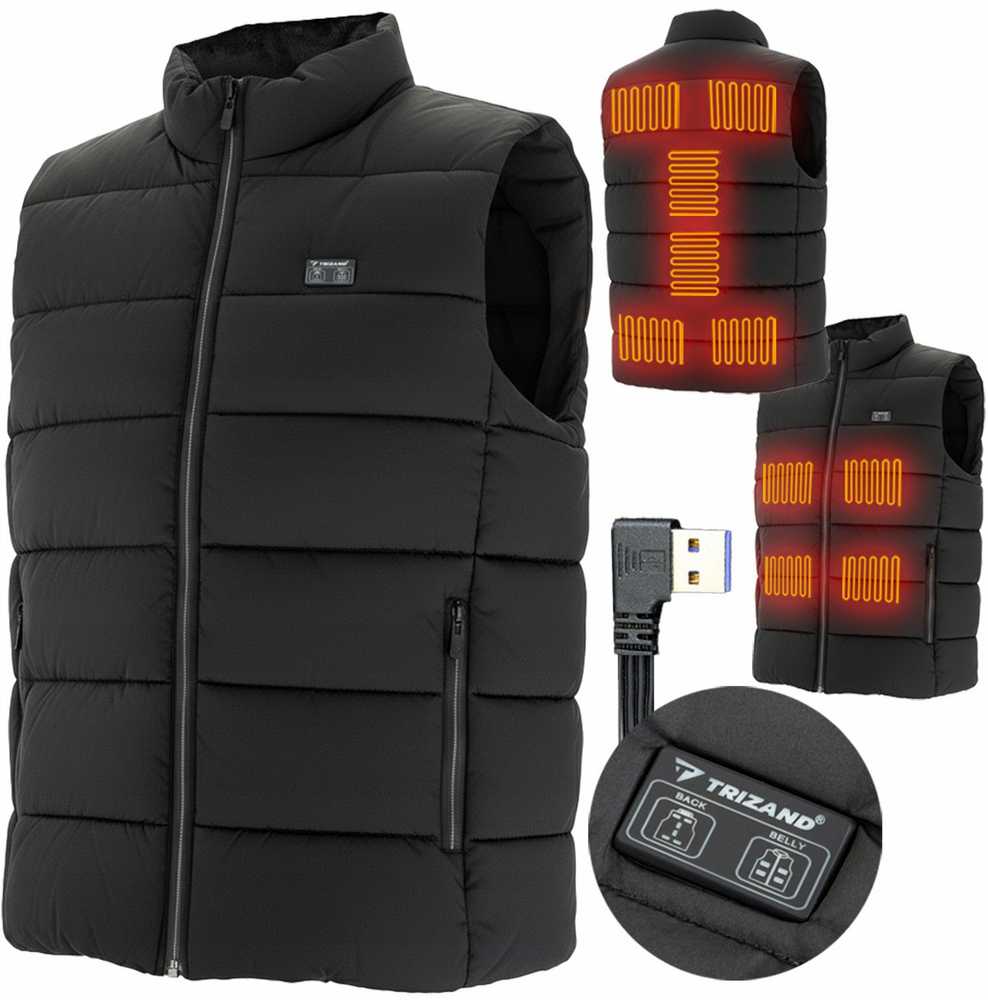 Šildoma liemenė M USB Trizand 26540