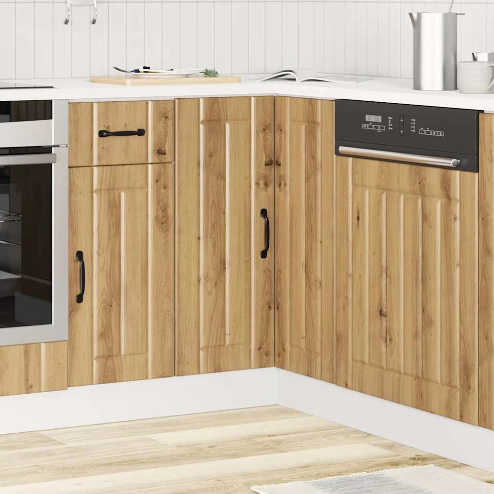 virtuvės kampinė spintelė "Lucca" Artisan Oak Engineered Wood