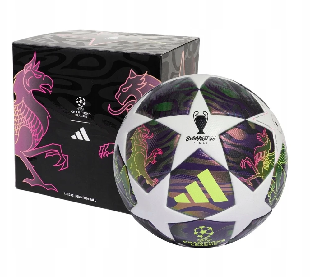 Adidas UC League Finale 2026 JX9101, 5 dydis, Box - futbolo kamuolys
