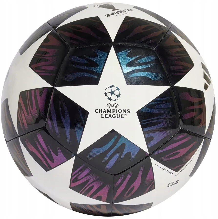 Futbolo kamuolys adidas UCL 25/26 Final Club juoda-violetinė-balta JX9091 (5)