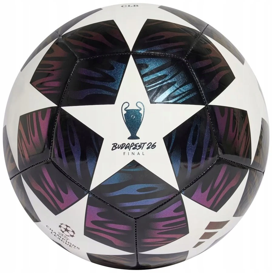 Futbolo kamuolys adidas UCL 25/26 Final Club juoda-violetinė-balta JX9091 (5)