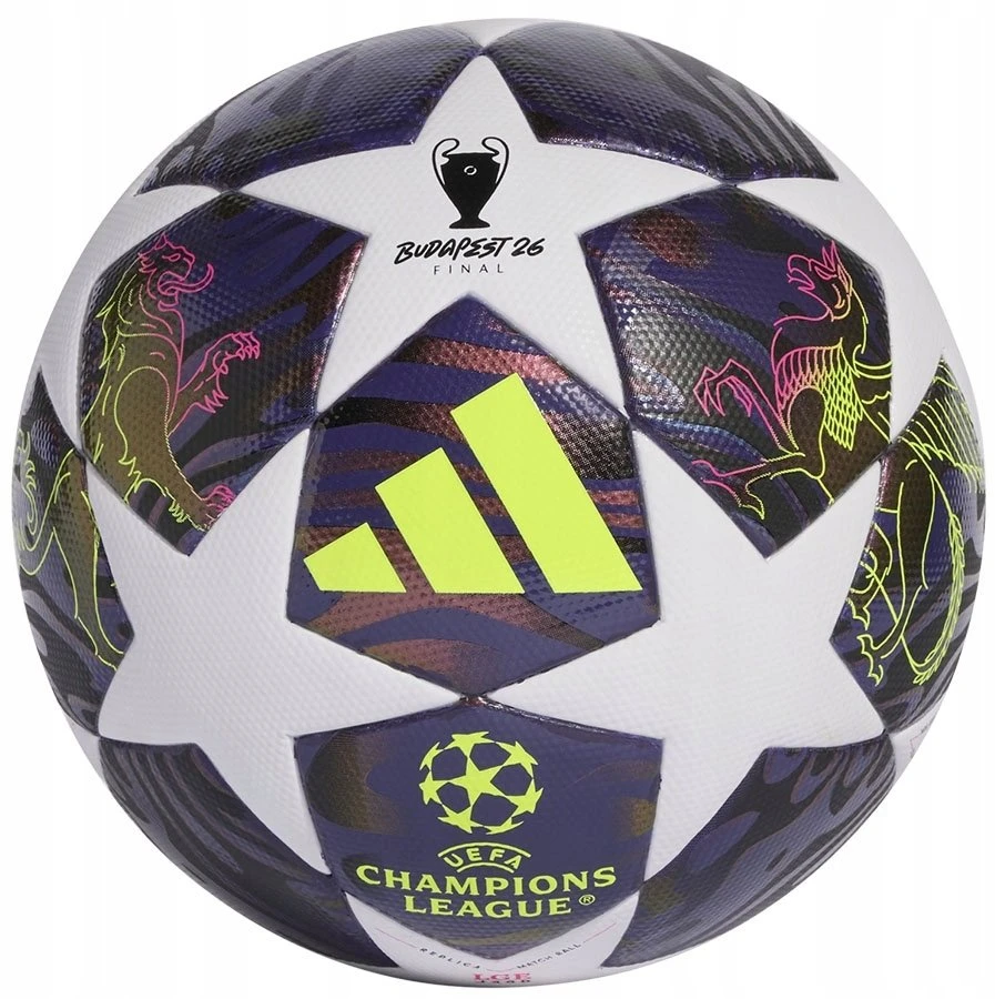 Futbolo kamuolys adidas UCL 25/26 Final League J350 violetinė-balta JX9098 (4)