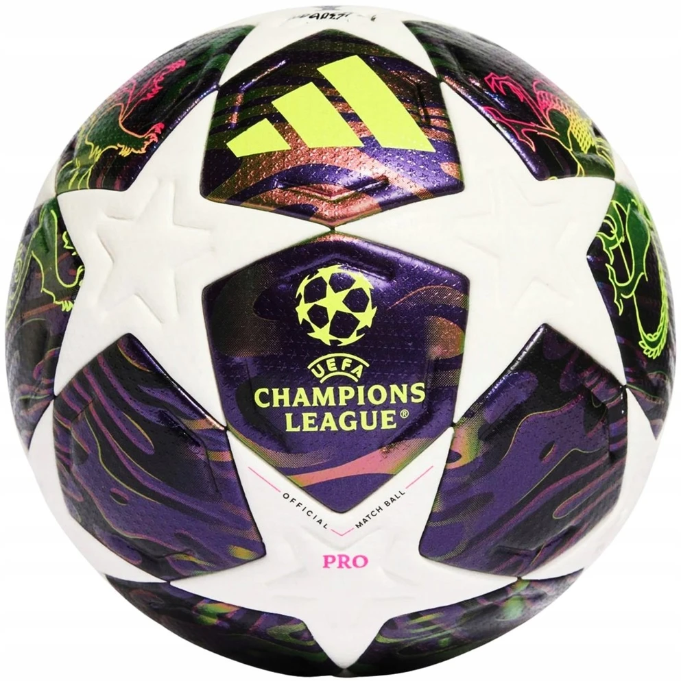 adidas UCL 25/26 Final Pro Violetinis ir Baltas JX9077 Futbolo Kamuolys