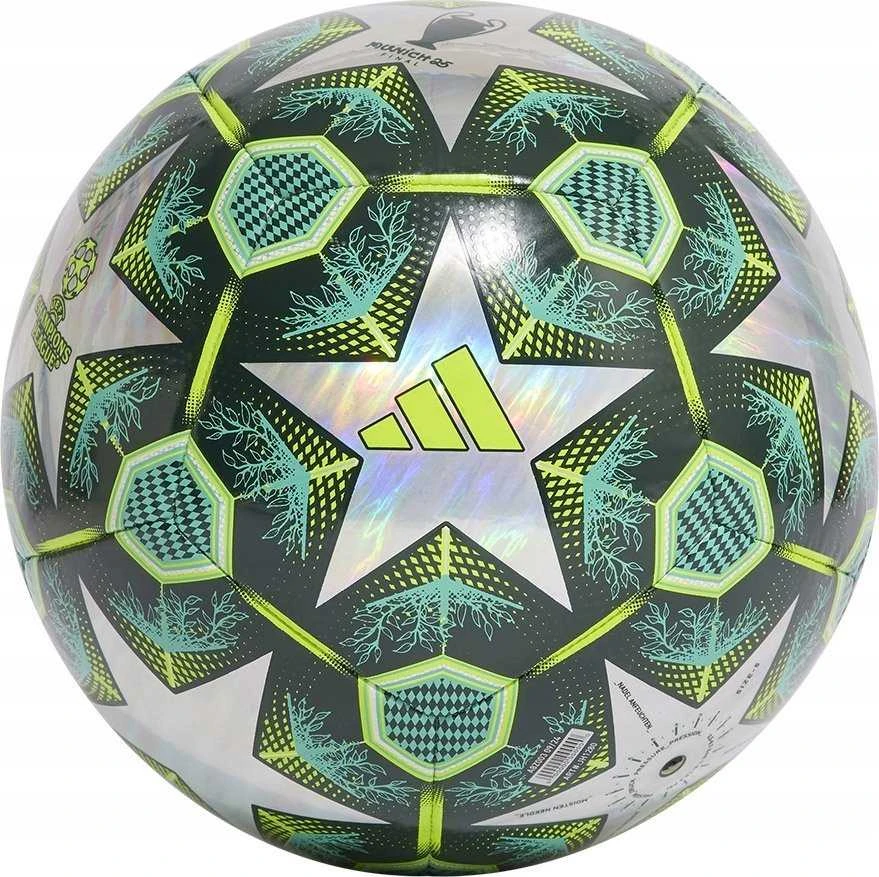 Futbolo kamuolys adidas UCL Training 24/25 Knockout Stages Foil zielono-sidabrinė JH1280 (5)
