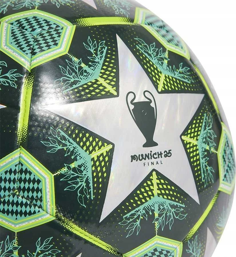 Futbolo kamuolys adidas UCL Training 24/25 Knockout Stages Foil zielono-sidabrinė JH1280 (5)
