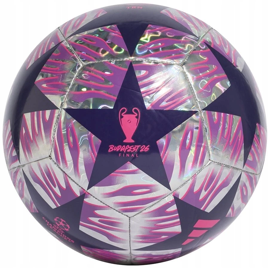 Futbolo kamuolys adidas UCL 25/26 Final Training Foil violetinė JX9104 (5)