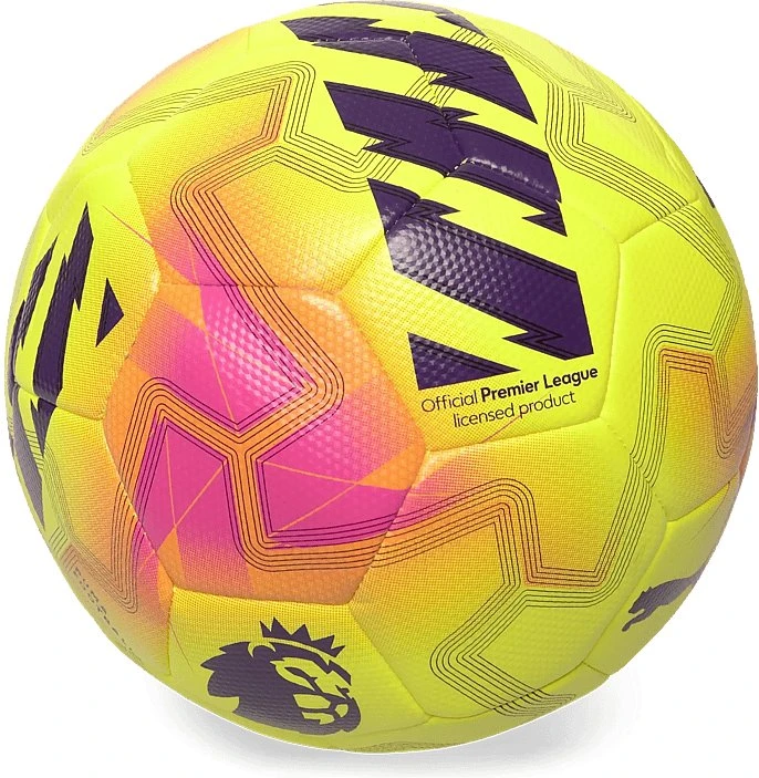 Futbolo kamuolys Puma Orbita Cup Premier League Lights geltona ir-rožinė 84715 01 (4)