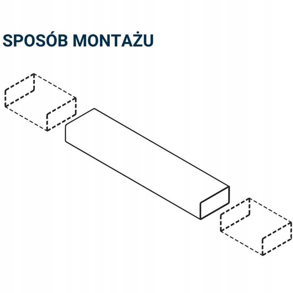 Plokščiasis kanalas D/P 110X55/1,0 MB Dospel 007-0214