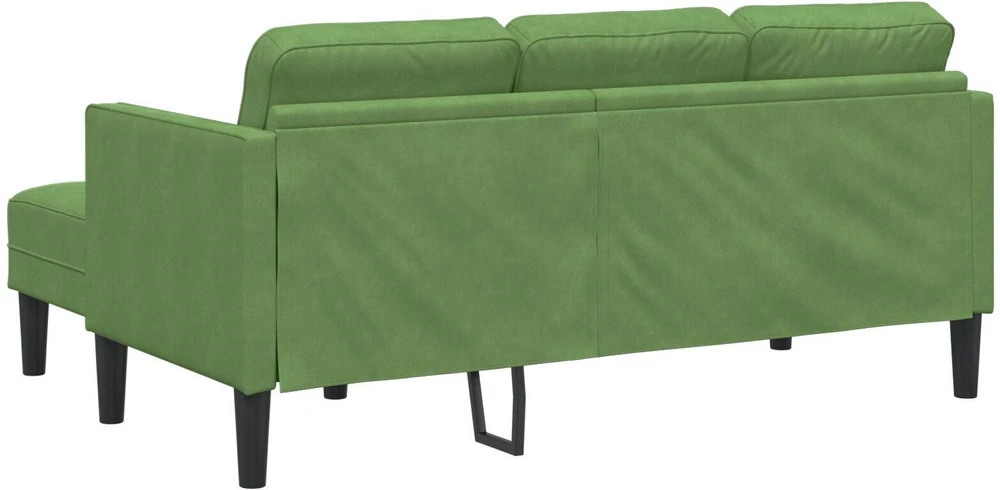 Sofa Sofos komplektas su pagalve Šviesiai žalia Poliesteris