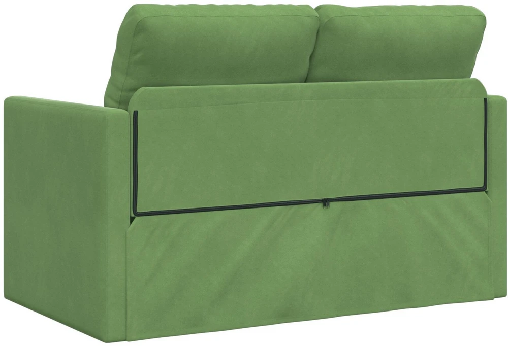 Sofa lova Šviesiai žalia 204 x 122 x 60 cm Aksomas
