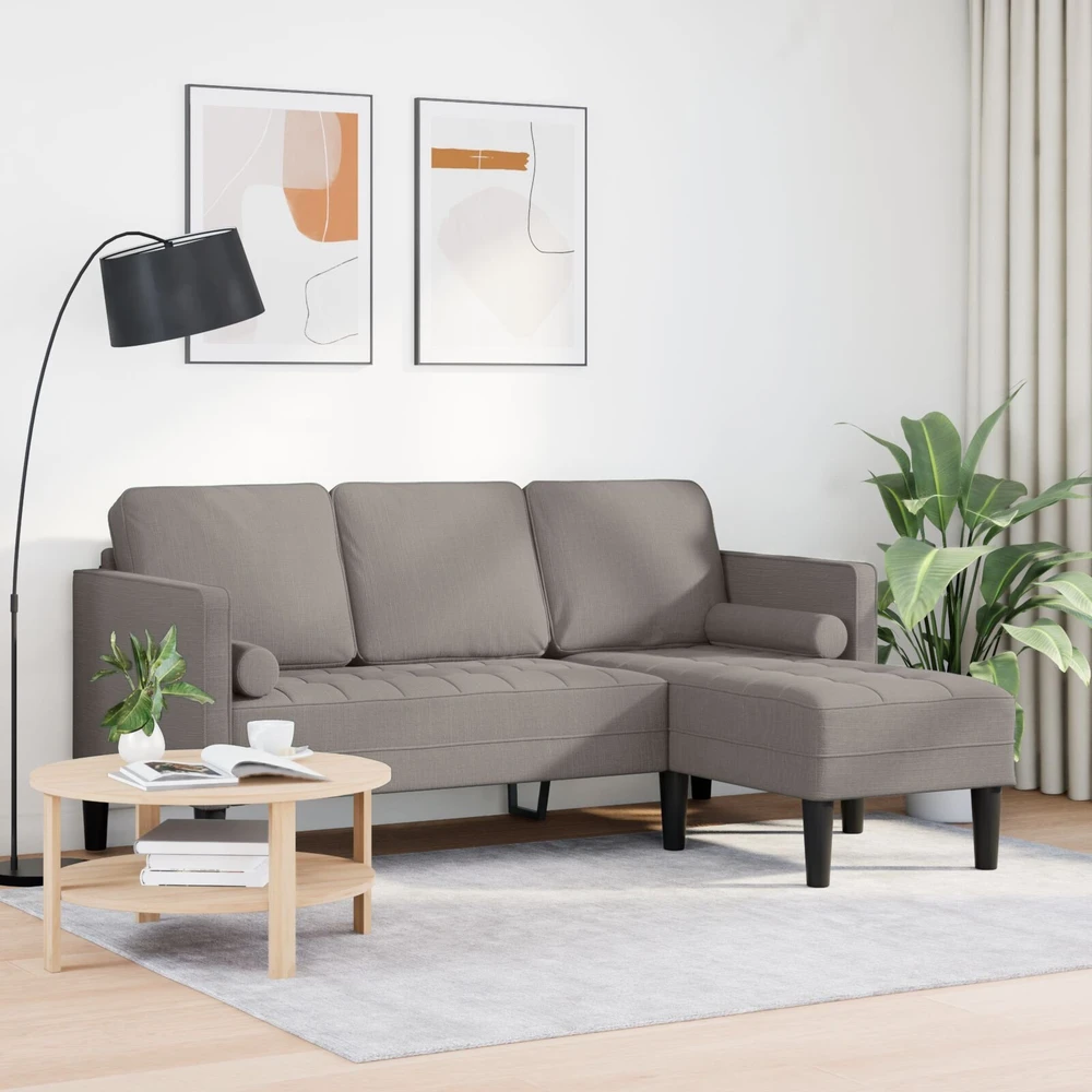 Sofa Sofos komplektas Tortora 173 x 131 x 67 cm Poliesteris