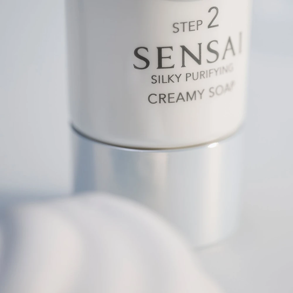 SENSAI Silky Purifying Creamy Soap veido prausiklis, 125 ml