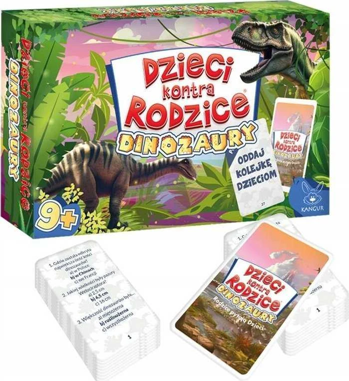 Kangur Gry Dzieci kontra rodzice gra Dinozaury 40605