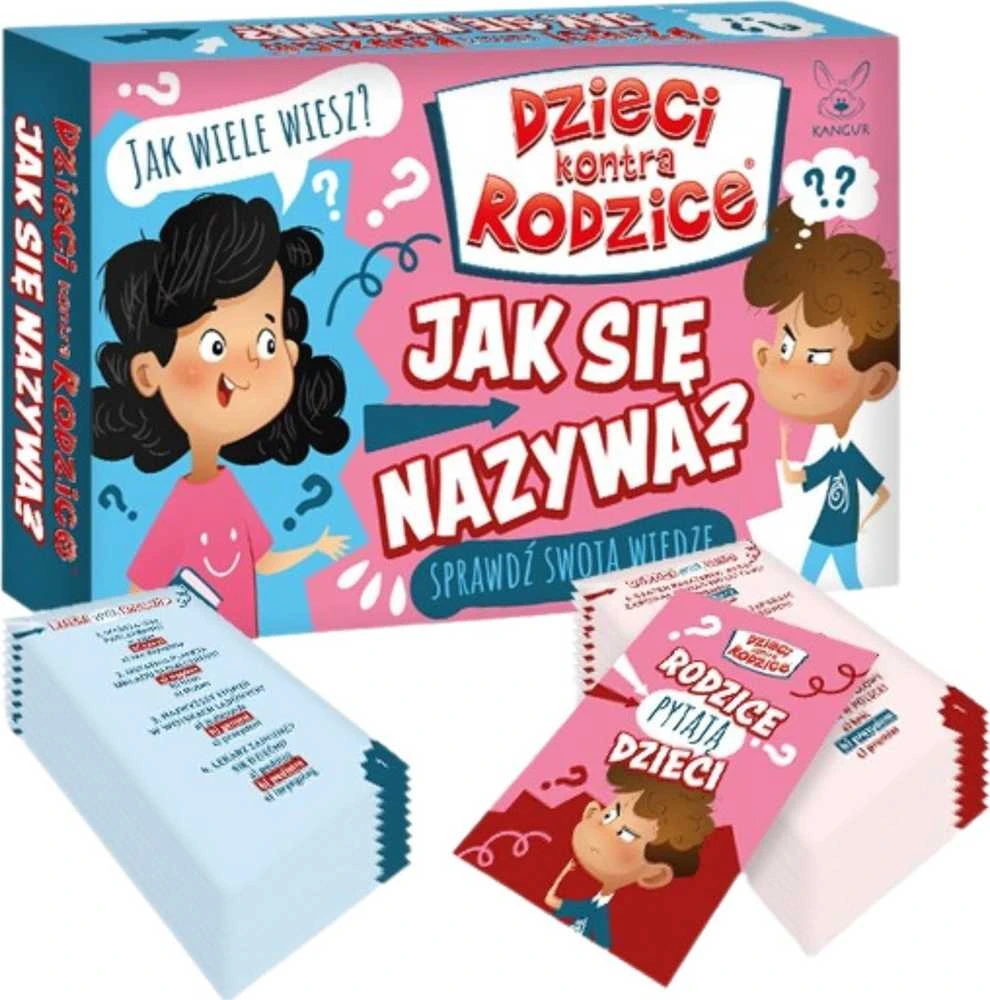 Dėlionė Kangur Kengūra „Gry. Vaikai prieš tėvus“ stalo žaidimas. Kaip tai vadinasi? 40872