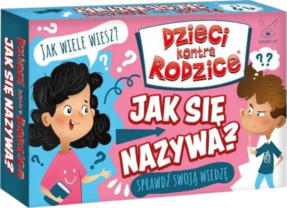 Dėlionė Kangur Kengūra „Gry. Vaikai prieš tėvus“ stalo žaidimas. Kaip tai vadinasi? 40872