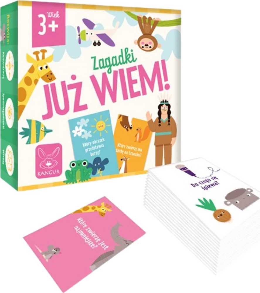 Kangur Gry Gra Już wiem 3+ Zagadki 41152