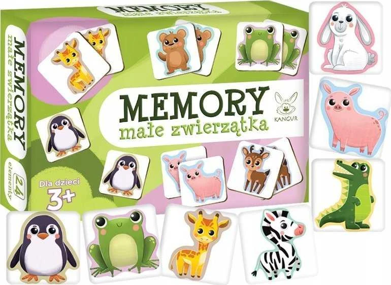 Kangur Gry Gra Memory Małe Zwierzštka 40773