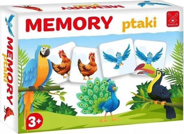 Dėlionė Kangur Gry Memory Ptaki 40643
