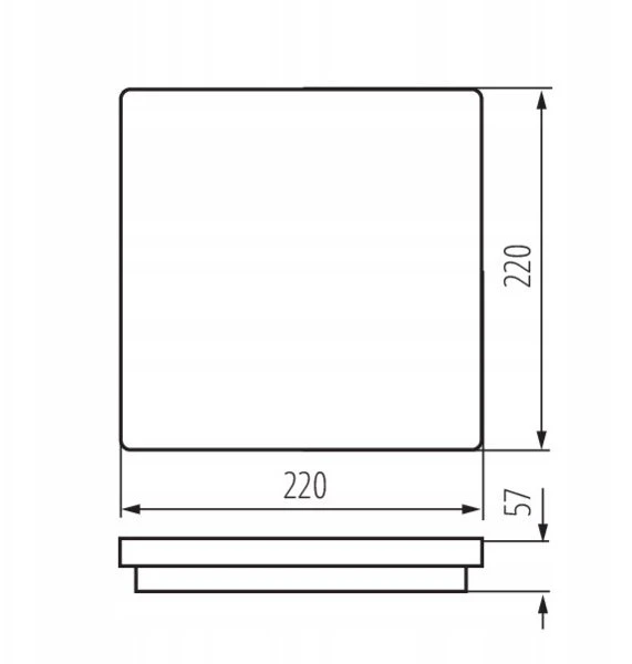 Kanlux LED lubinis šviestuvas su jutikliu BENO 12-18W CCT-L-SEG 1100-1770lm 3000-4000K šilta/neutrali IP65 II klasė 5 metų garantija grafito spalvos 38788