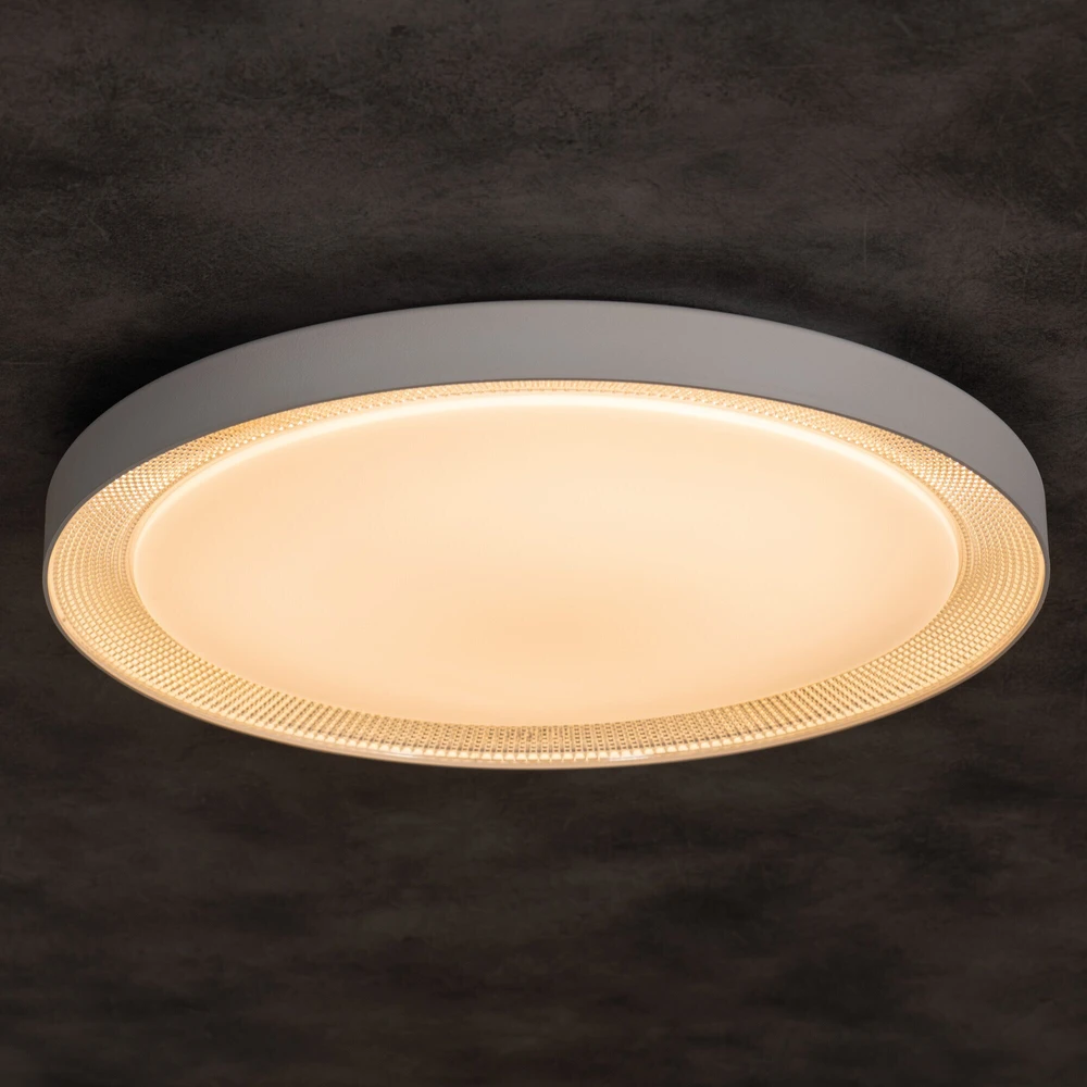 Kanlux lubinis šviestuvas LED dekoratyvinis lubinis šviestuvas ANBAR LED 37W CCT W apvalus Ø55 max 2560lm 3000-6500K IP20 I klasės baltas 38931