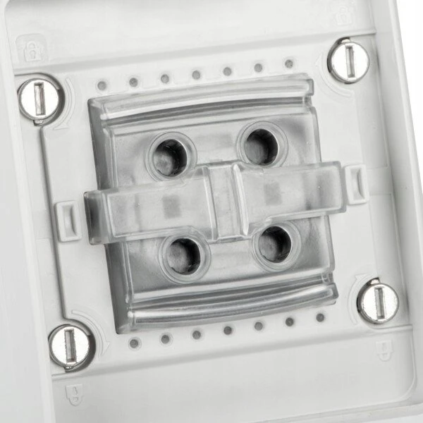 Kanlux Dviejų polių/dviejų padėčių jungiklis - universalus TEKNO IP65GR 2G2W IP65 pilkas 39221