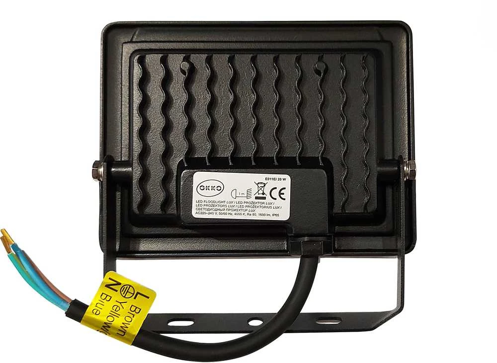 Lauko prožektorius OKKO, LED, E011EI 20W, 1600lm, 4000K, IP65