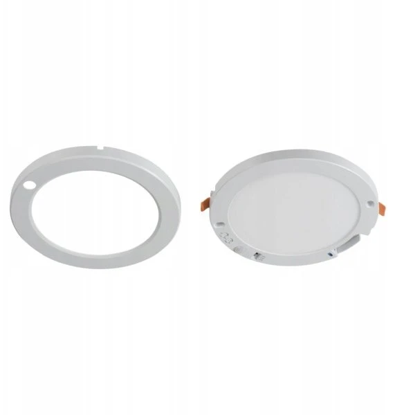 Kanlux LED įleidžiamas šviestuvas su ERGA PIR jutikliu 17W CCT-W max 1800lm 3000-6500K šilta/neutrali/šalta IP20 balta 24606