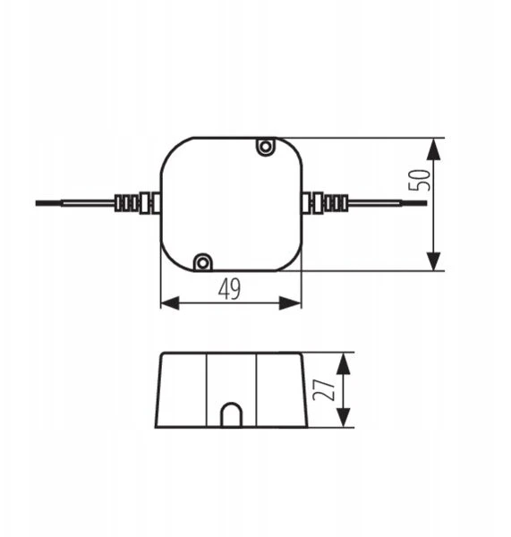 Kanlux Nuolatinės įtampos maitinimo šaltinis TRETO C IP67 12V 15W max 1250mA max 0,4A baltas 39510