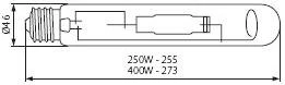 Kanlux MET-HAL.MHE-250W/4200K lempa